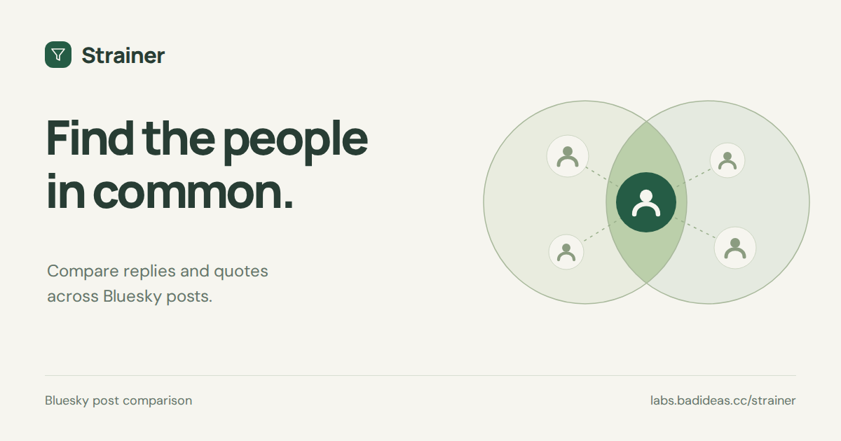 https://labs.badideas.cc/strainer/ social preview image
